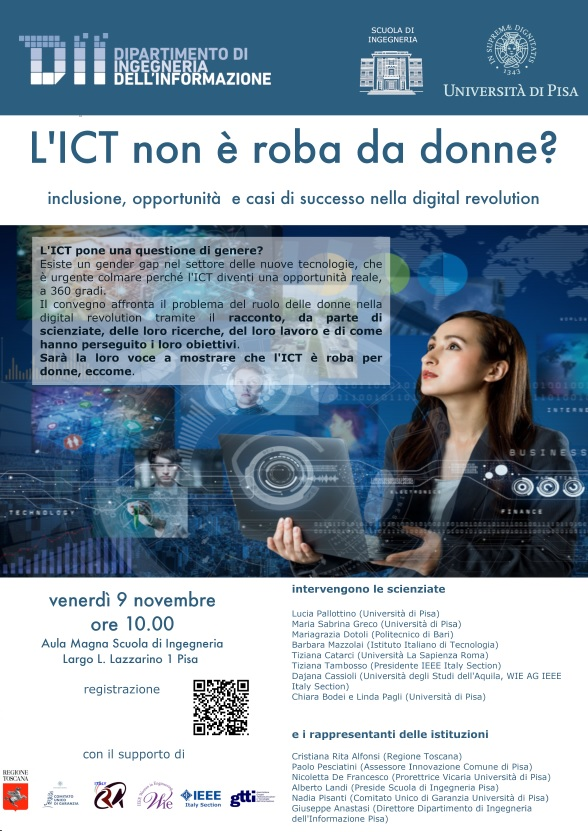 Convegno L'ICT non è roba da donne? Ingegneria 09 11 2018