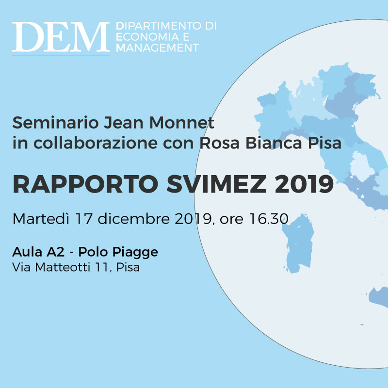 Seminario SVIMEZ 17/12/2019