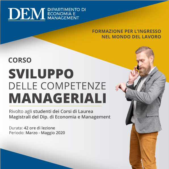 Corso Sviluppo Competenze Manageriali Pisa