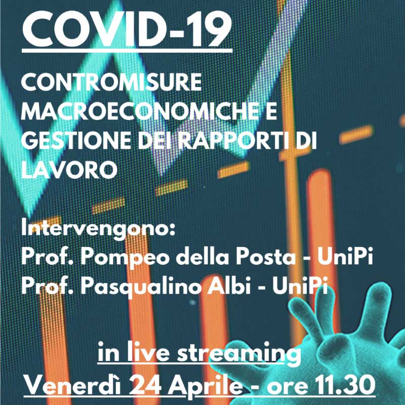 COVID-19: contromisure macroeconomiche e gestione dei rapporti di lavoro