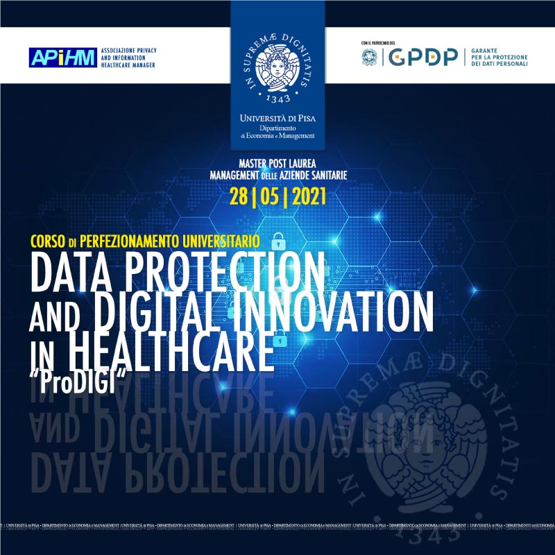 Corso di Formazione in Data Protection and Digital Innovation in Healthcare