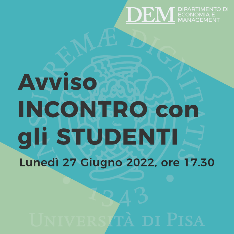 Incontro Con Studenti 27 06 2022