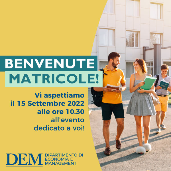 Benvenute Matricole 15-09-2022