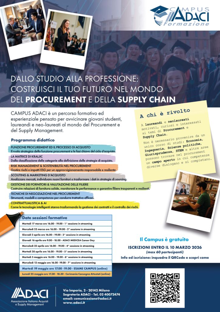 Locandina CAMPUS ADACI 2026