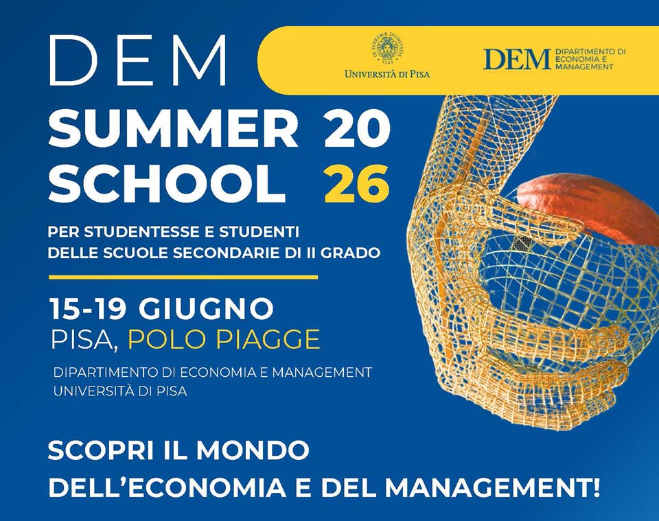 Summer School per studenti delle scuole superiori | 15-19 giugno 2026